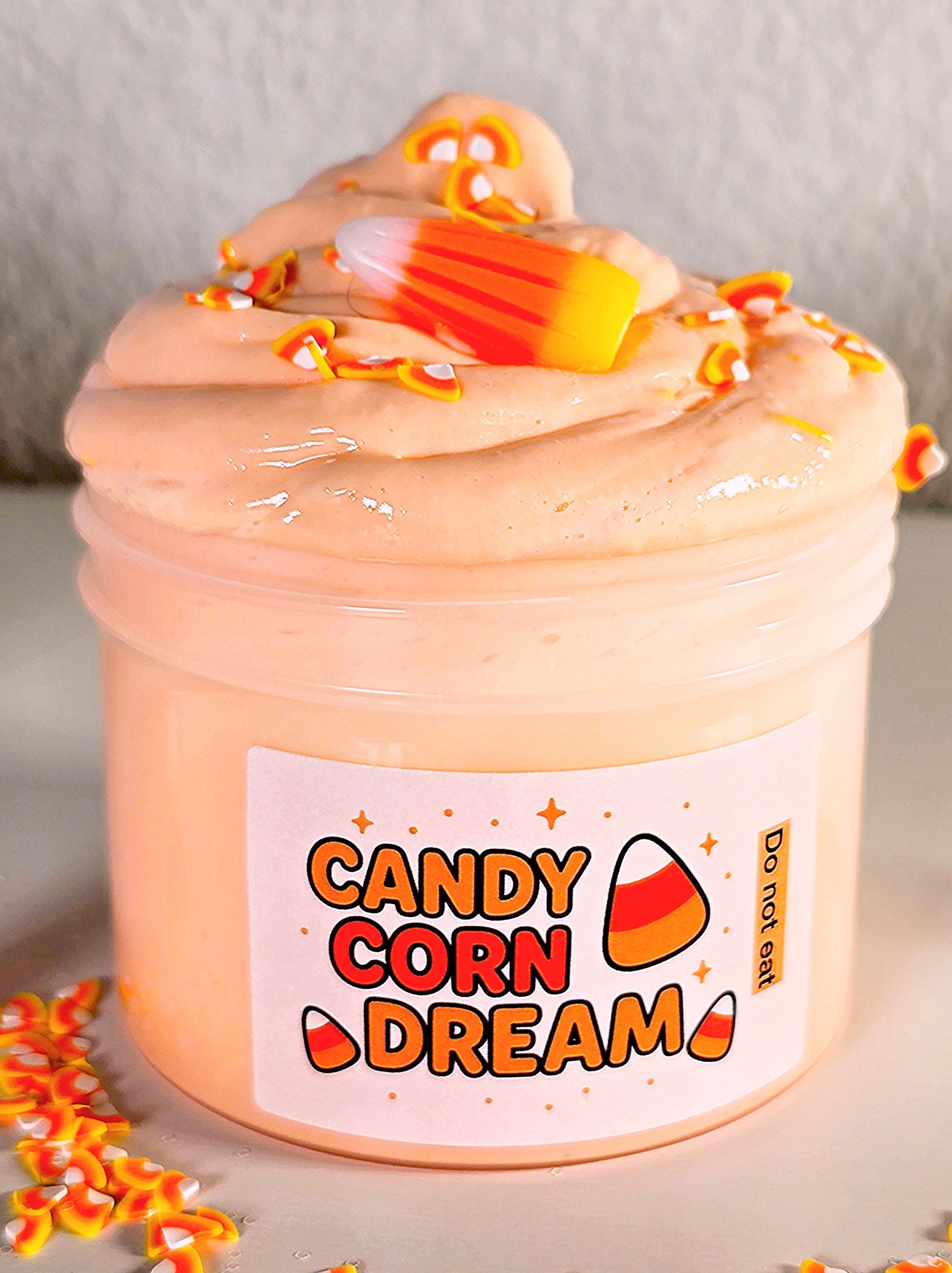 Candy Corn Dream Slime-Large 8oz